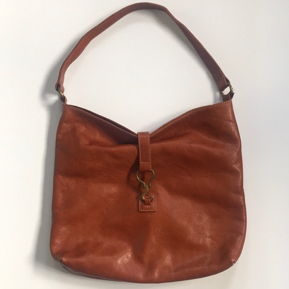 Lauren Ralph Lauren Handbags - Lauren Ralph Lauren Brown Leather Shoulder Bag